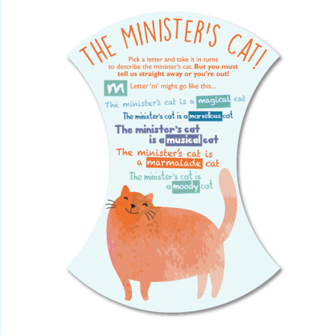 orange cat with words to describe it 