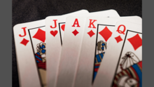 5 face playing cards